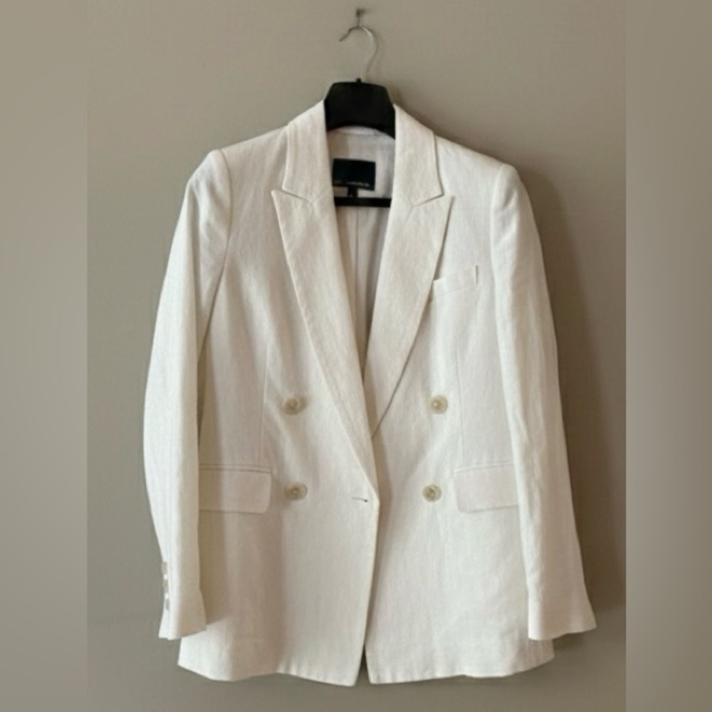 Banana Republic Classic White Blazer